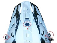 Крепеж для шлема MX600 SEAL white sand