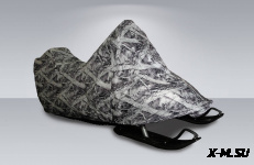 Чехол для хранения снегохода Stels росомаха/Viking600/800, черный LU071330/LU088446