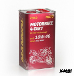 Масло Mannol моторное 4T син. 10w40 Motorbike 4л металл